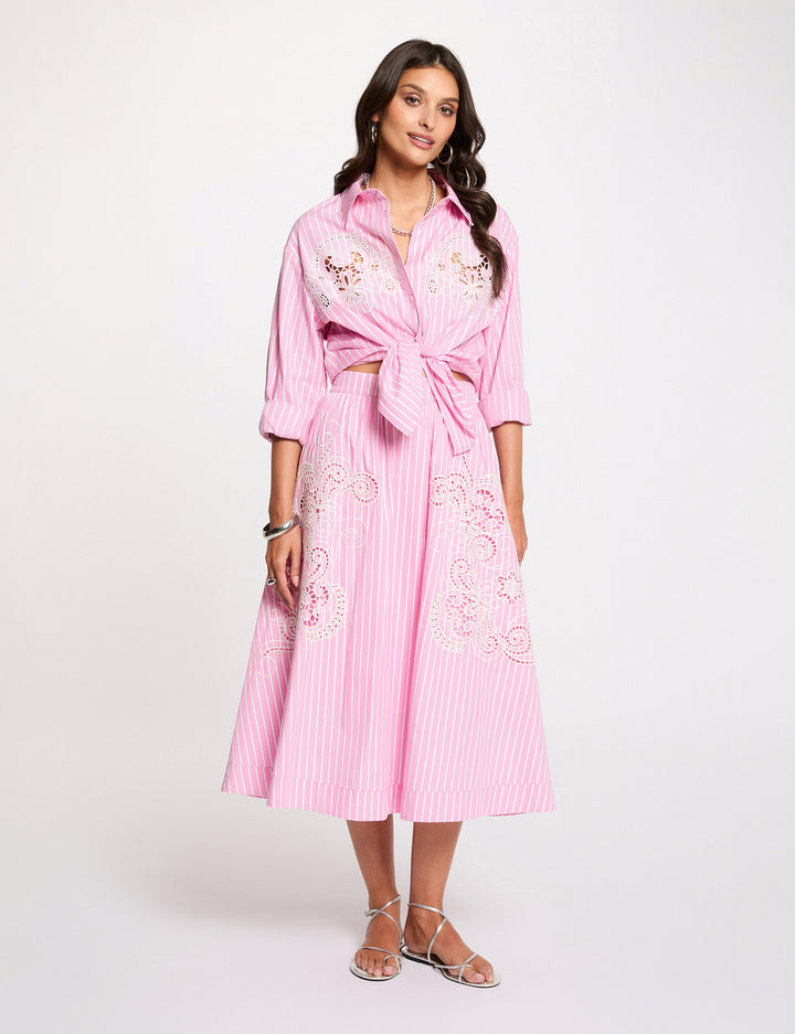 Chemise oversize à rayures