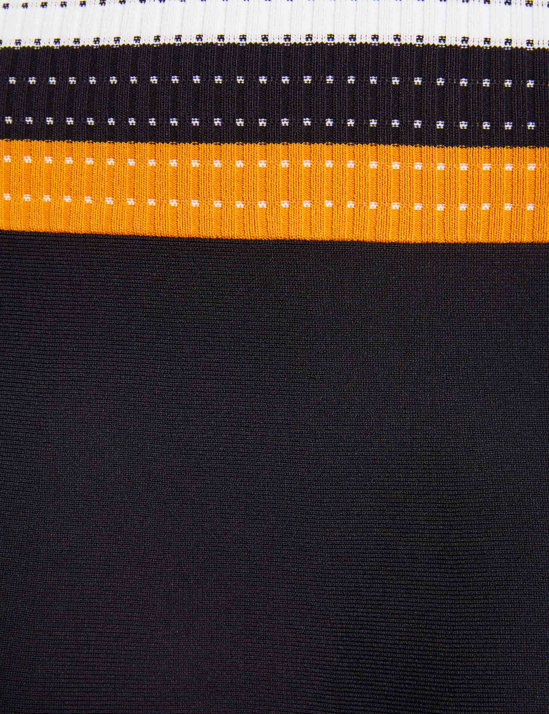 Robe patineuse à  bandes contrastantes