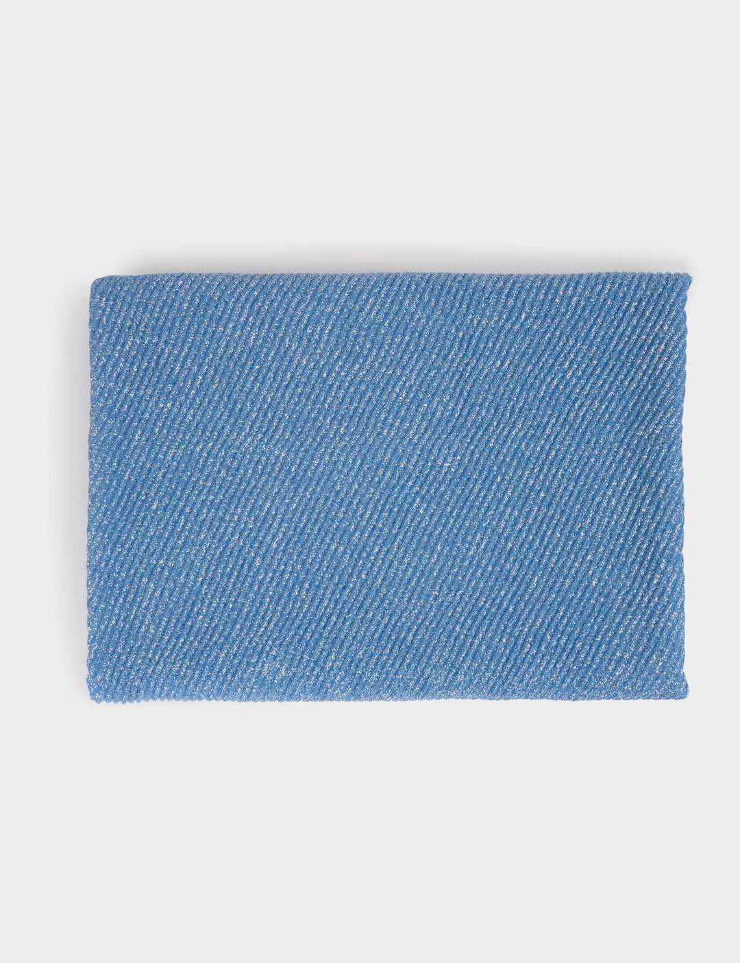 Foulard plissé fils métallisés