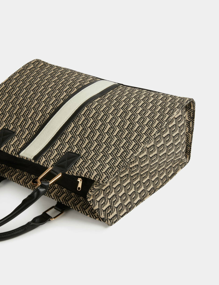 Sac cabas imprimé graphique