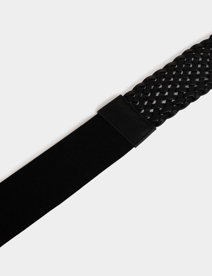 Ceinture élastiquée tressée