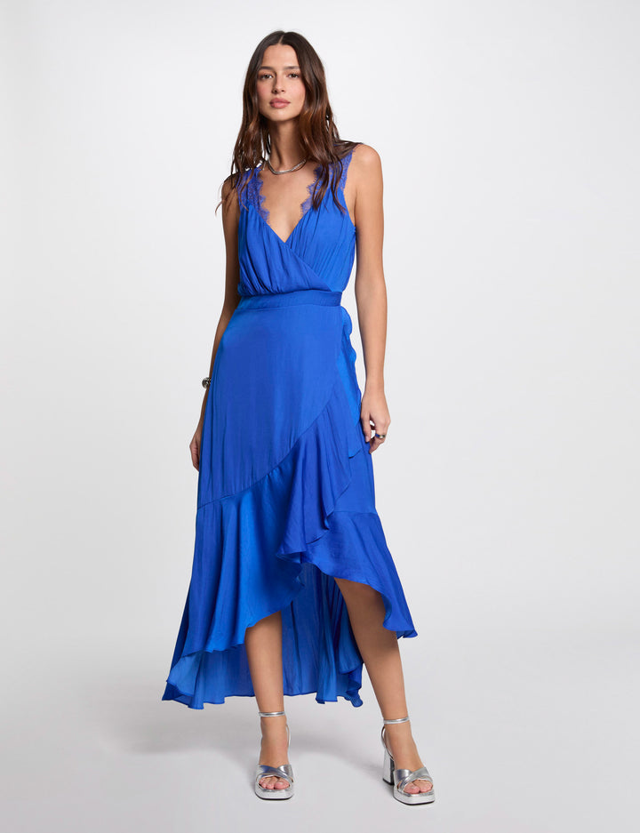 Robe longue droite fluide