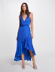 Robe longue droite fluide