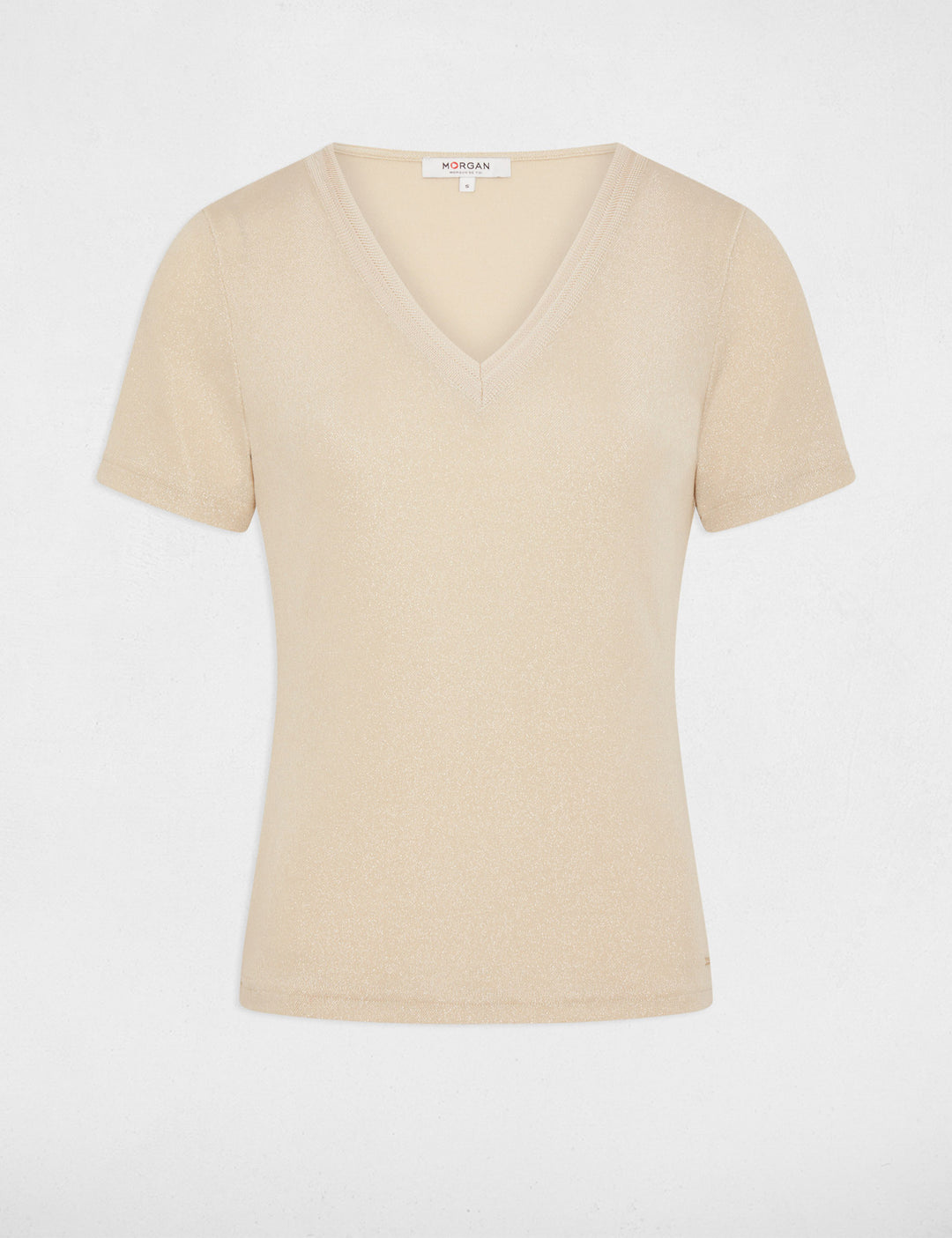 T-shirt manches courtes avec col en V