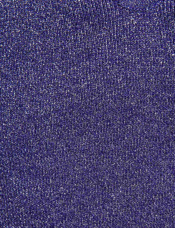 Débardeur pull fils métallisés