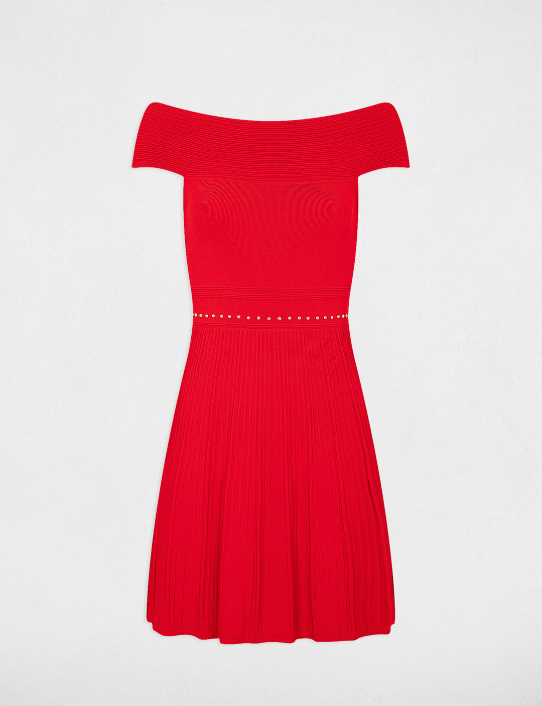 Robe tricot longueur genou patineuse
