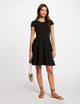 Robe tricot courte patineuse