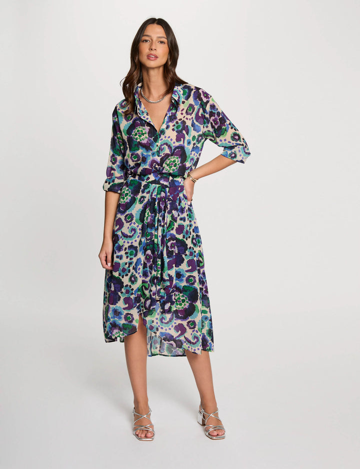 Chemise droite imprimée