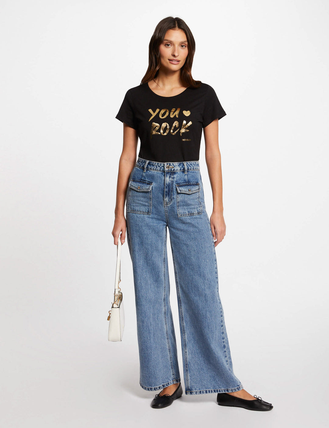 T-shirt à  inscription