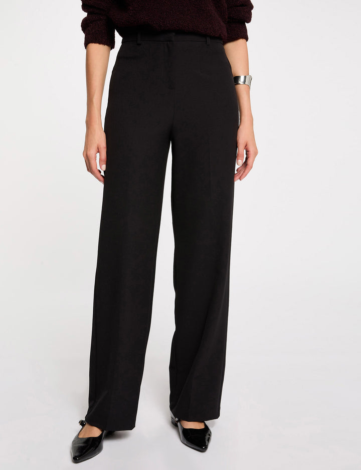 Pantalon droit à  pinces