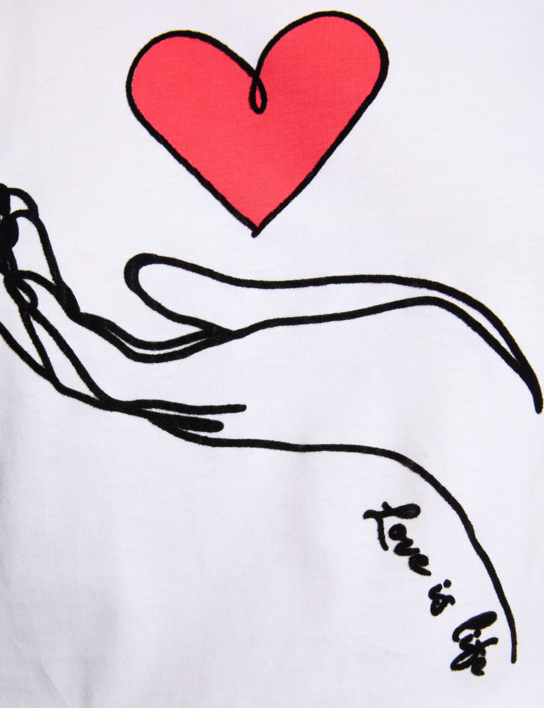 T-shirt à  inscription