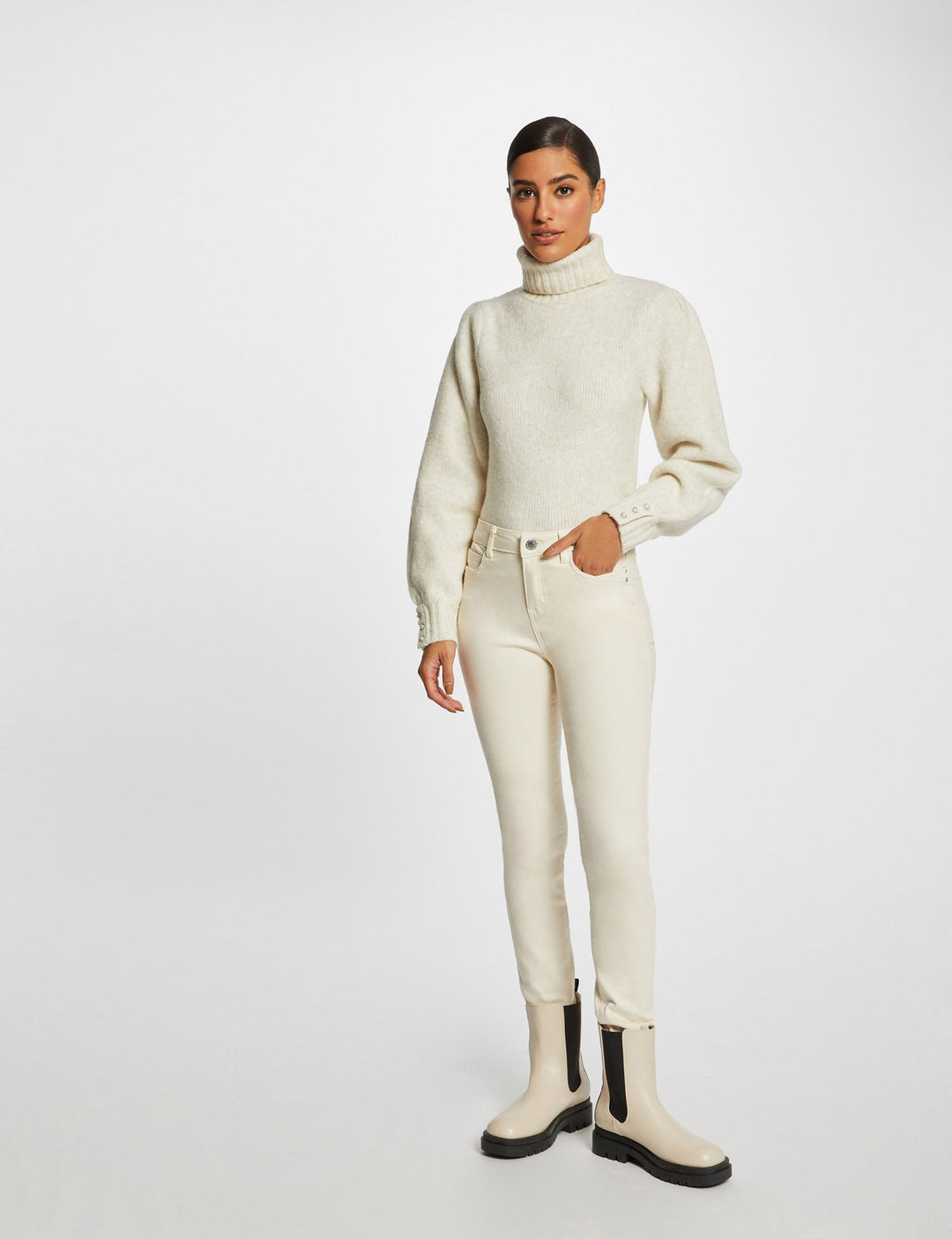 Pantalon slim taille standard