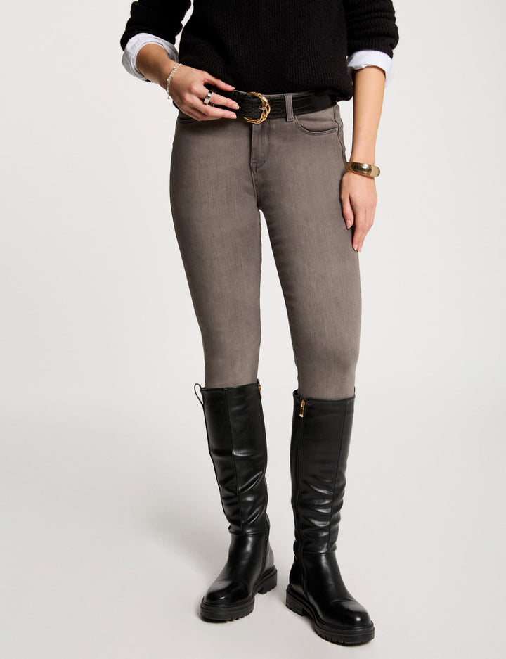 Jeans slim taille standard à  poches