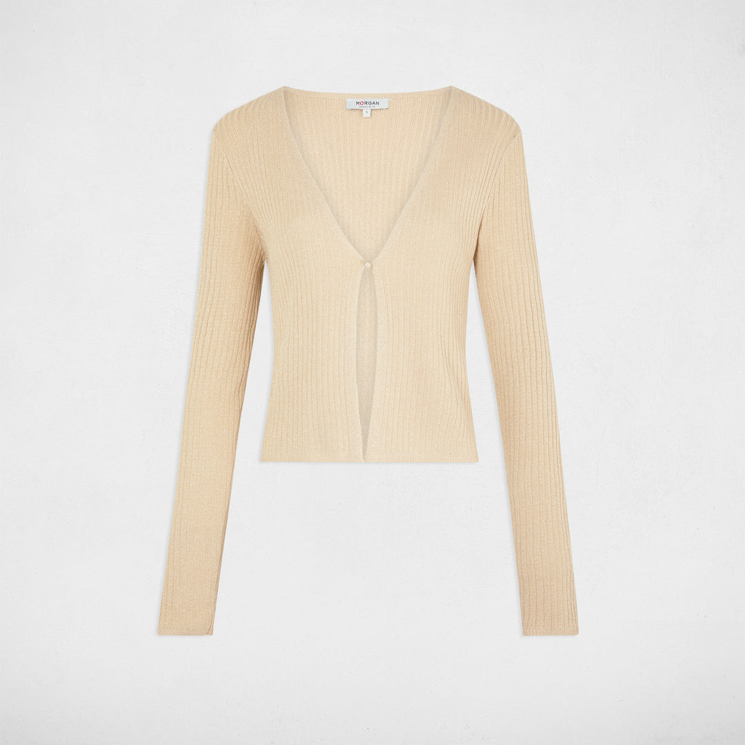 Gilet manches longues col en V