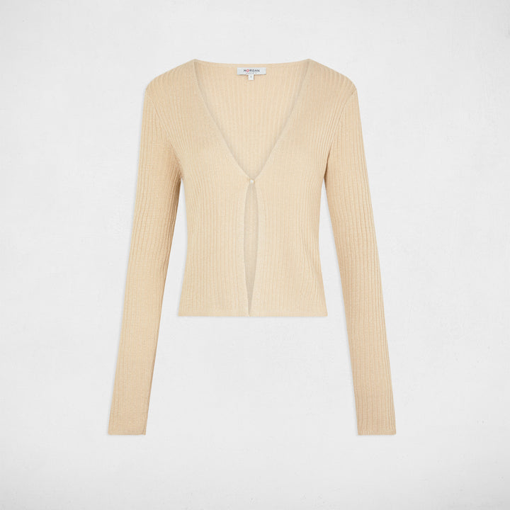 Gilet manches longues col en V