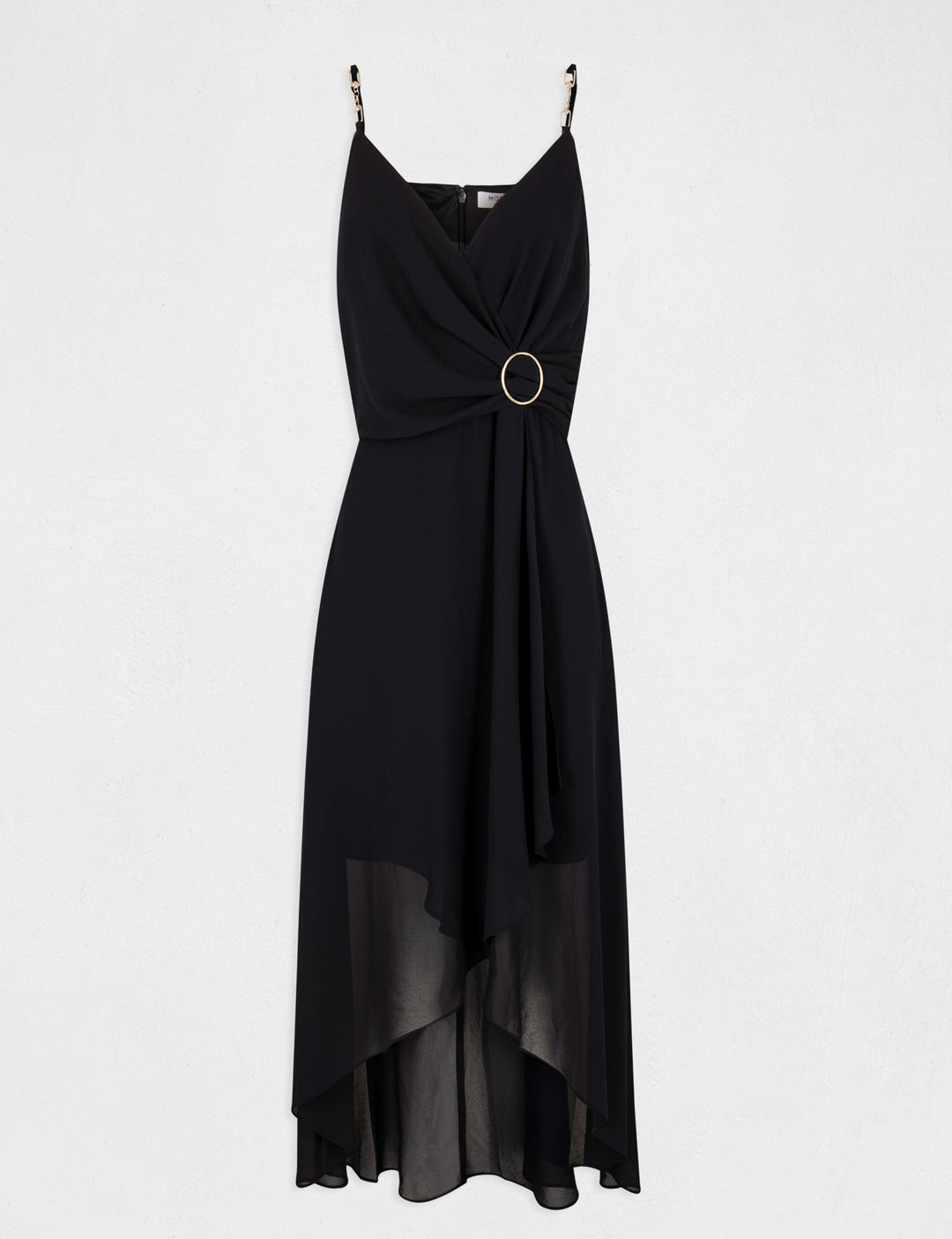 Robe mi-longue à  fines bretelles