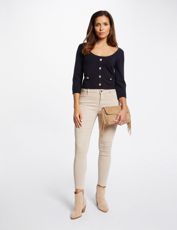 Pantalon skinny 7/8ème 5 poches