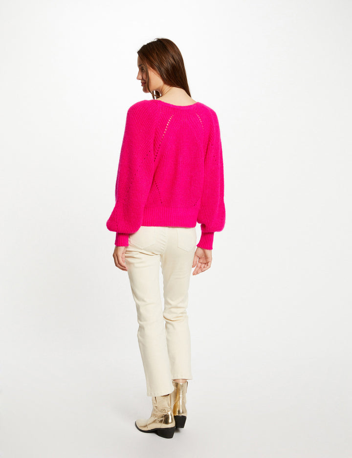 Gilet manches longues boutonné