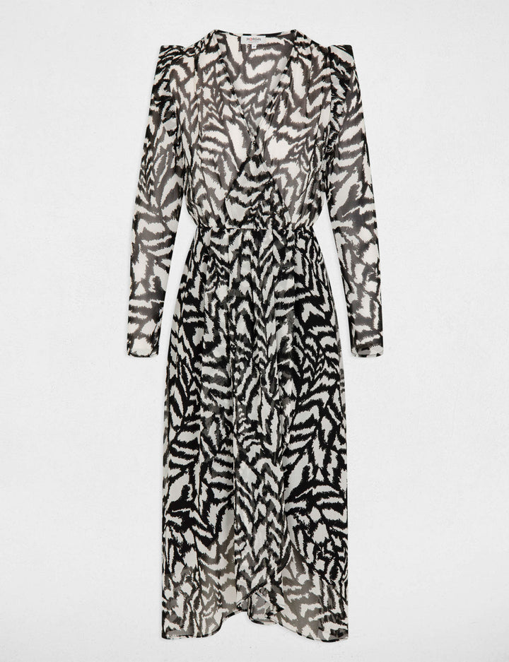 Robe longue imprimée