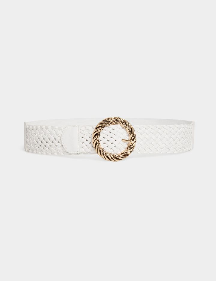 Ceinture élastiquée tressée