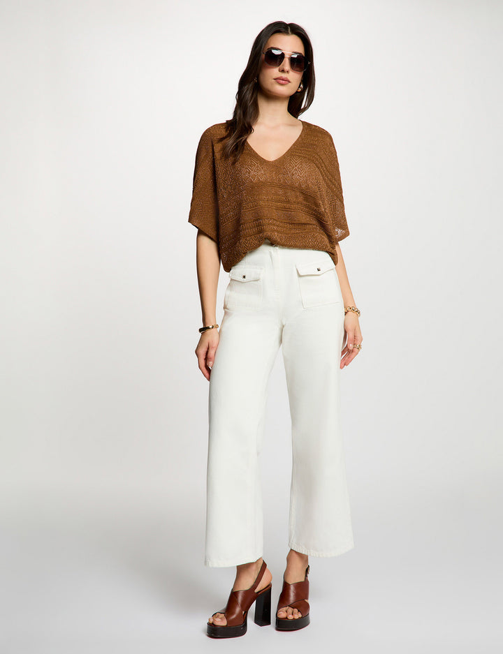 Pull oversize col v