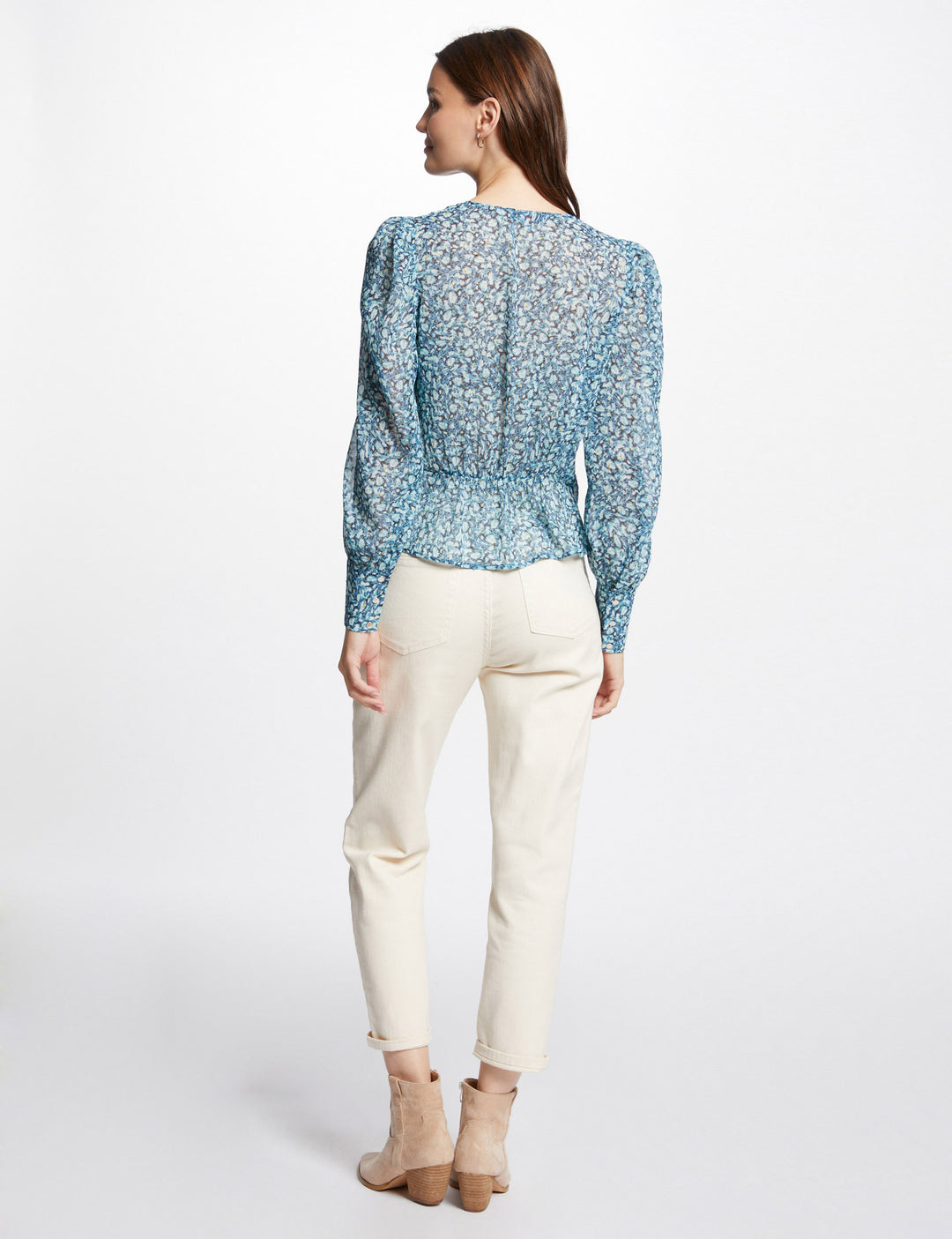 Blouse imprimé abstrait