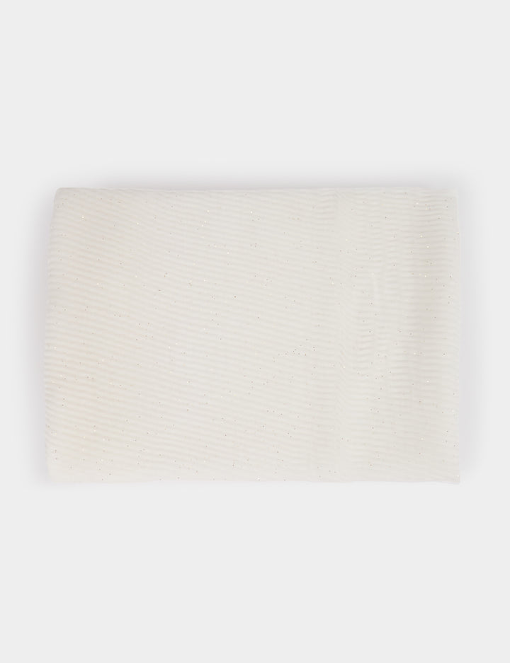 Foulard plissé à  strass