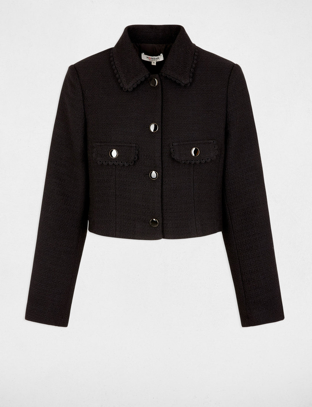 Veste courte tweed