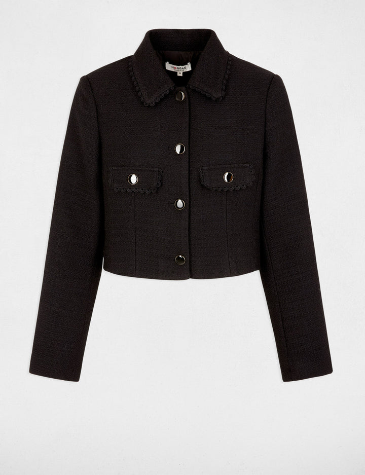Veste courte tweed