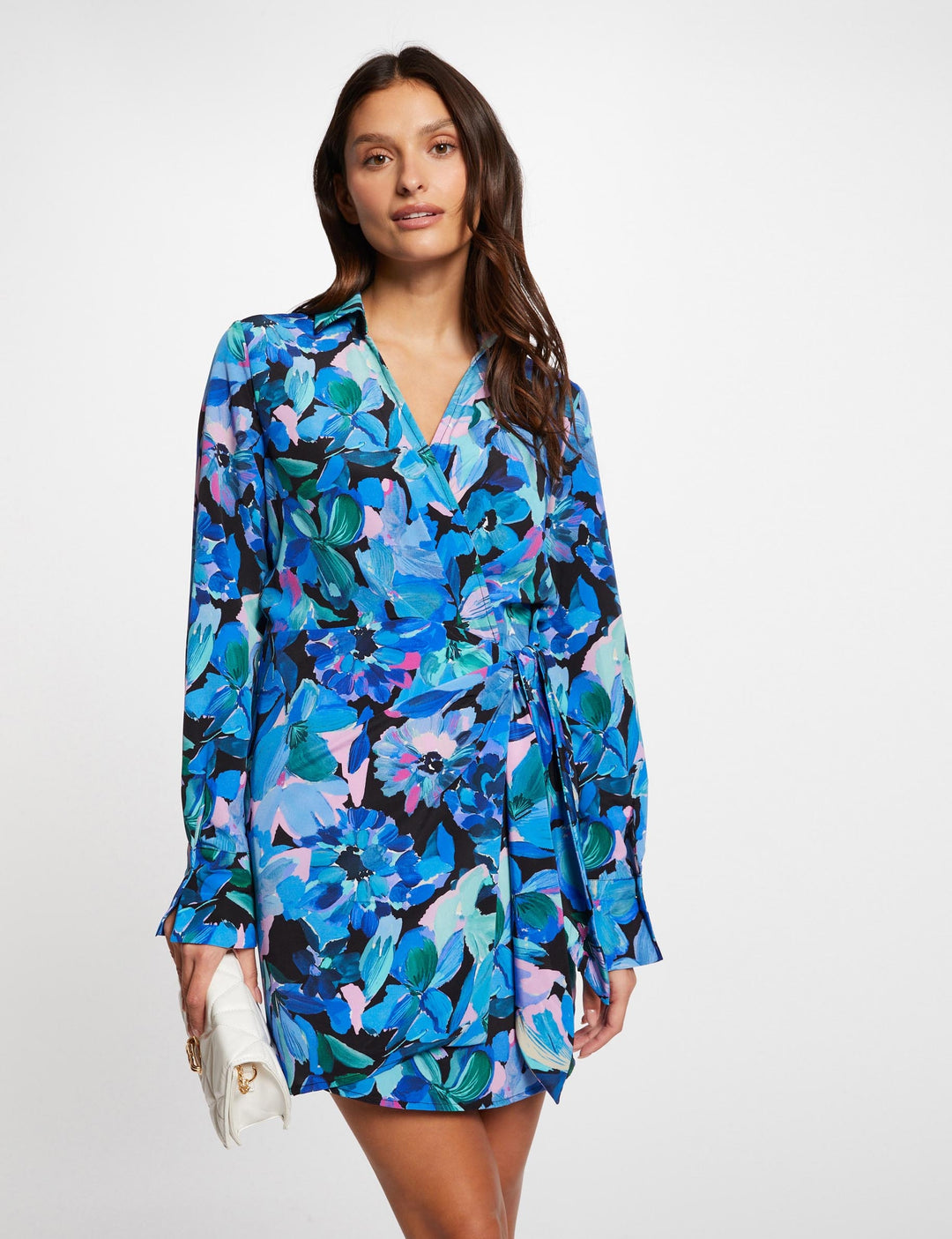 Robe courte imprimé floral
