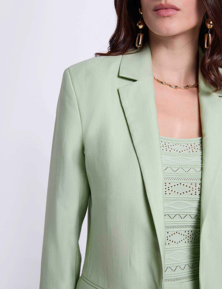 Veste ajustée col tailleur