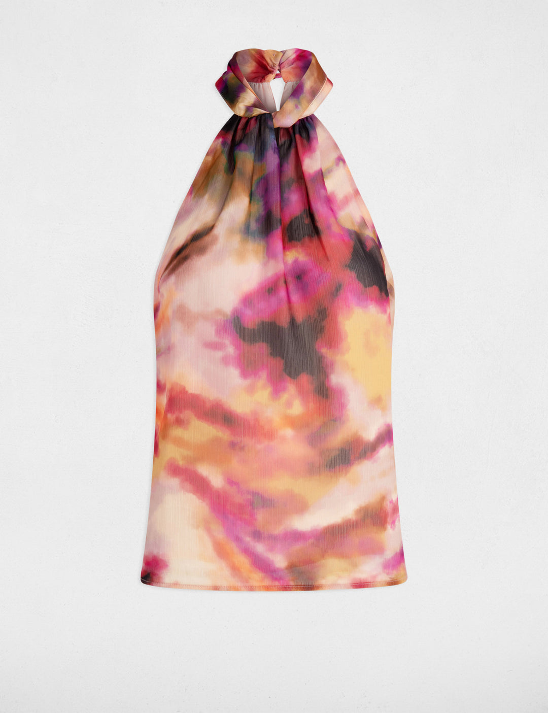 Blouse sans manches imprimée