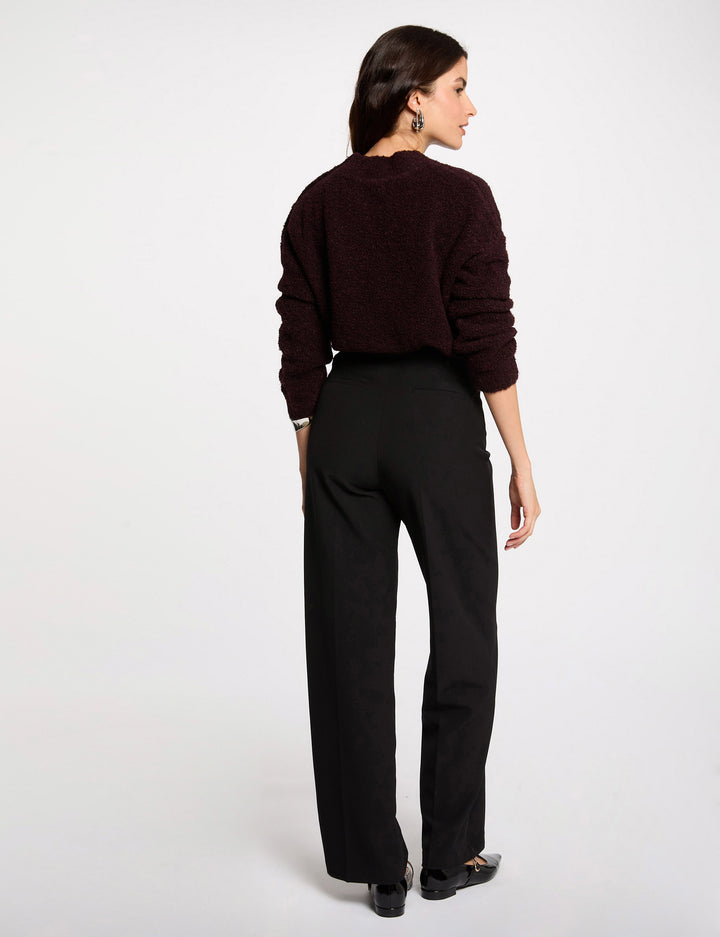 Pantalon droit à  pinces