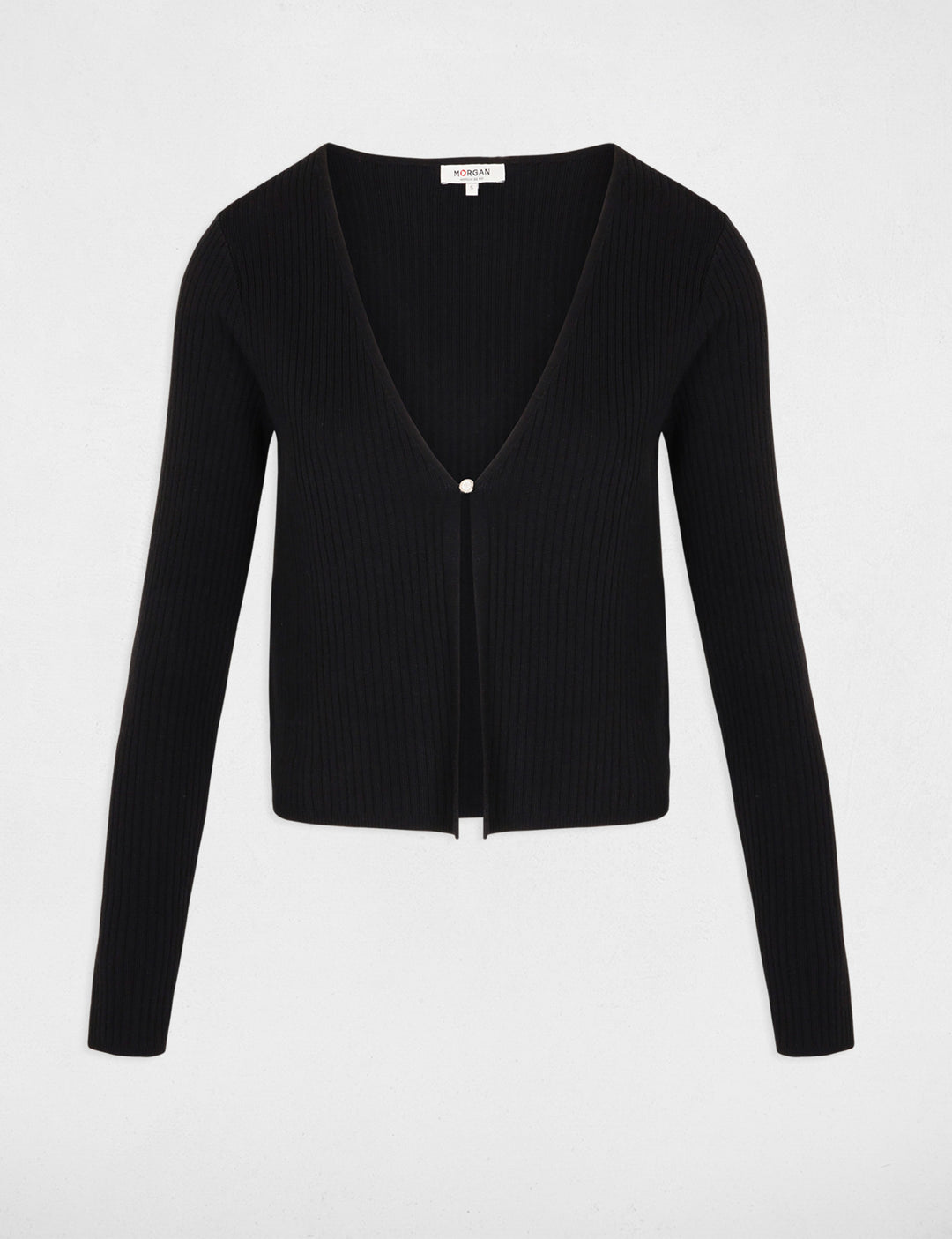 Gilet manches longues côtelé