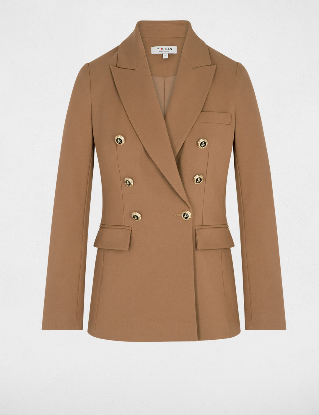 Blazer ajusté manches longues