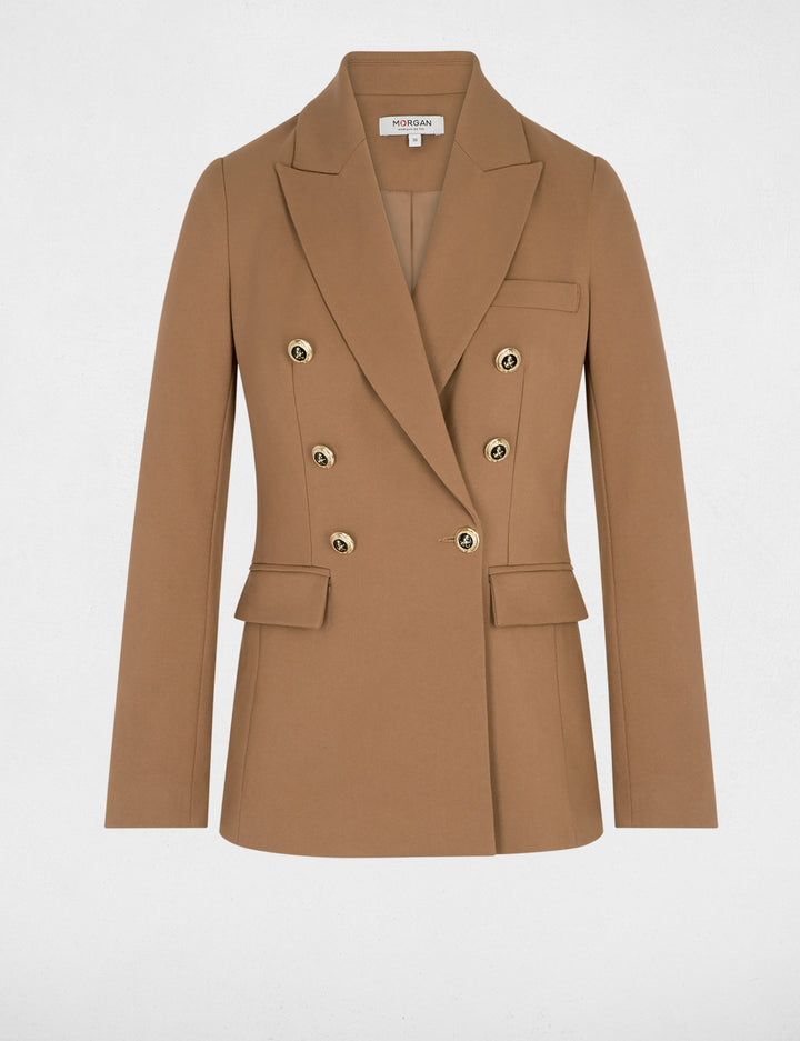 Blazer ajusté manches longues