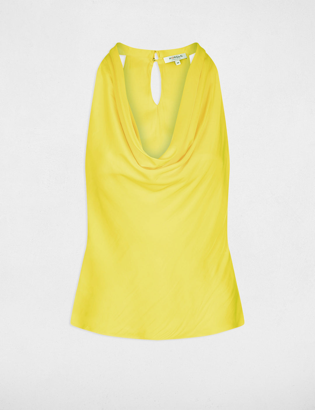 Top sans manches satin