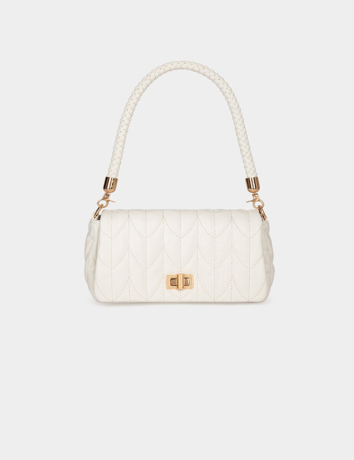 Sac matelassé anse tressée