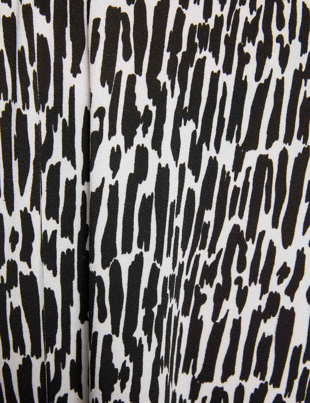 Robe longue évasée imprimé abstrait