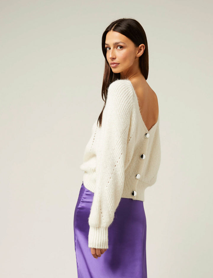 Gilet manches longues boutonné