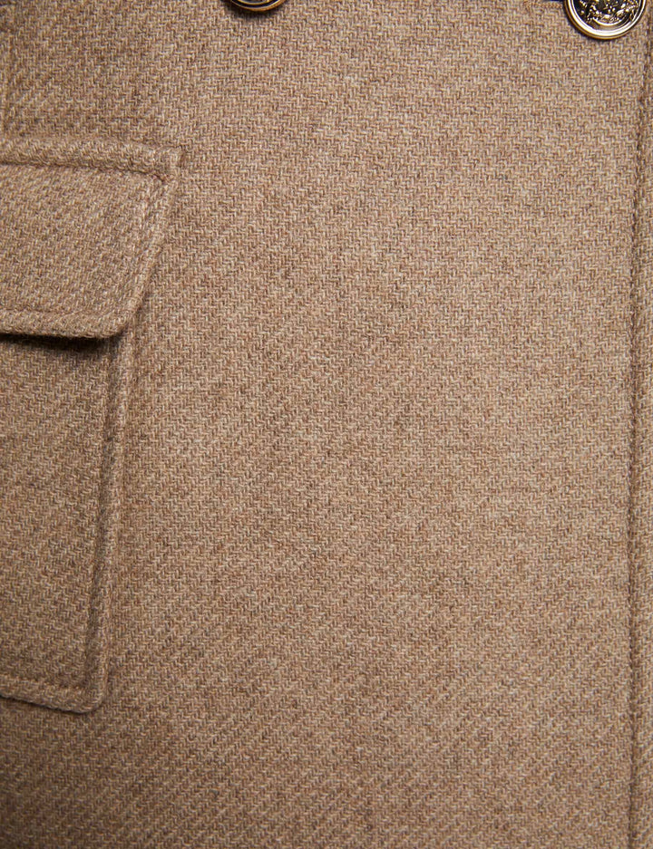 Manteau long à  boutons