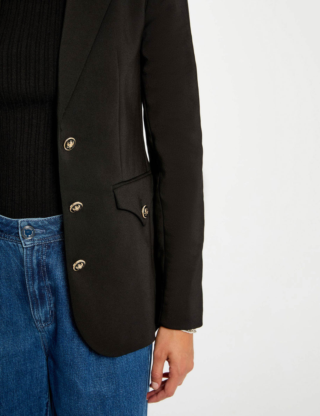 Veste ajustée manches longues