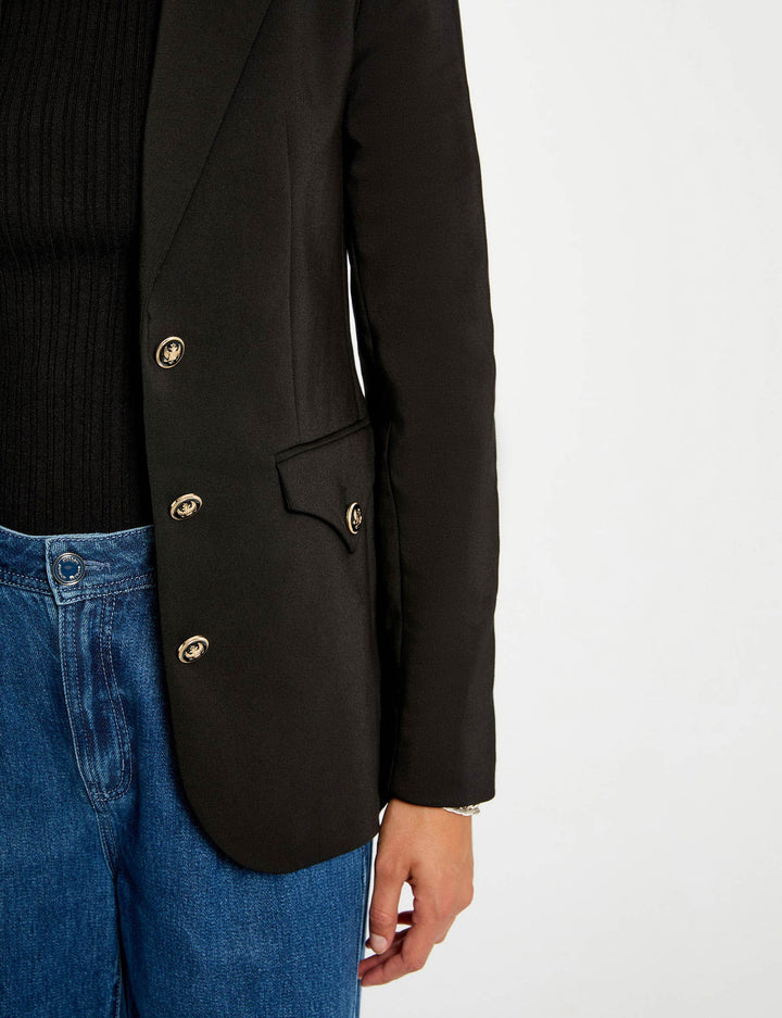 Veste ajustée manches longues