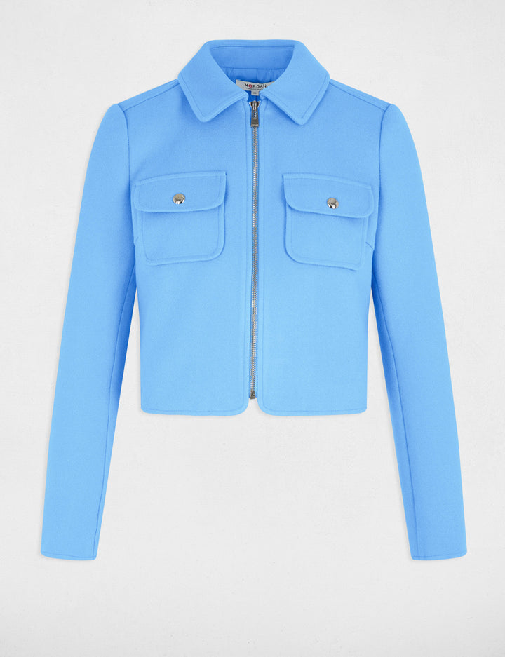 Veste courte zippée