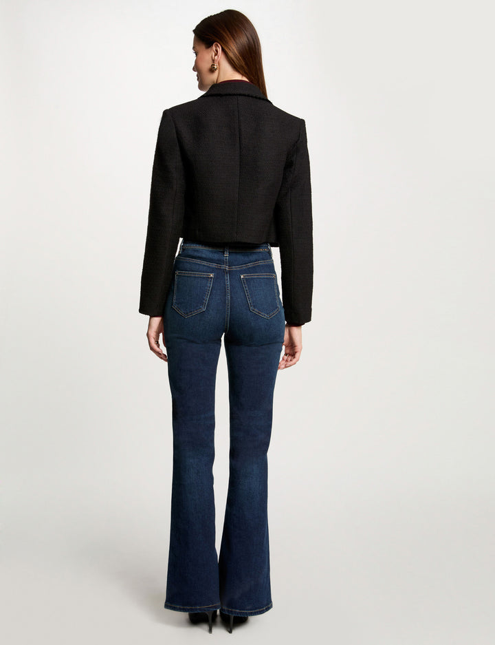 Veste courte tweed