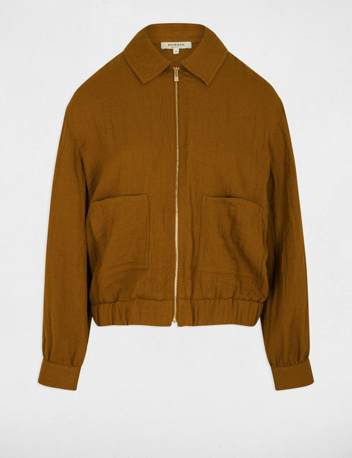 Veste oversize plissée