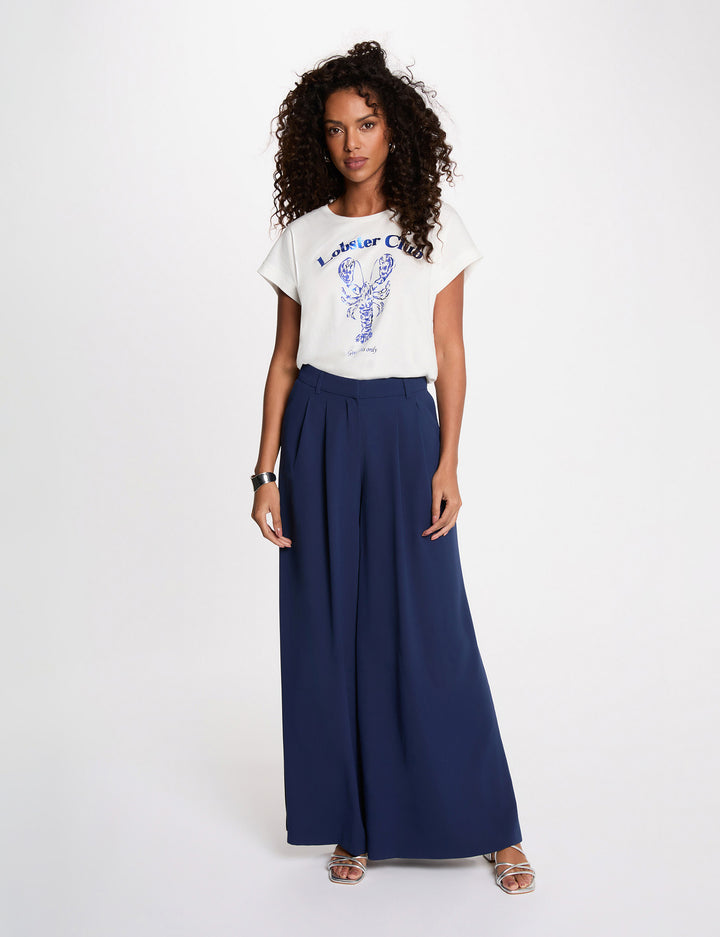 Pantalon large fluide