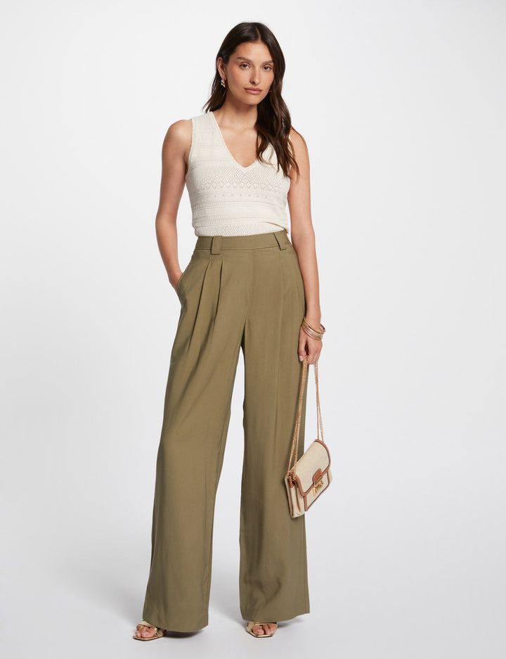 Pantalon large fluide