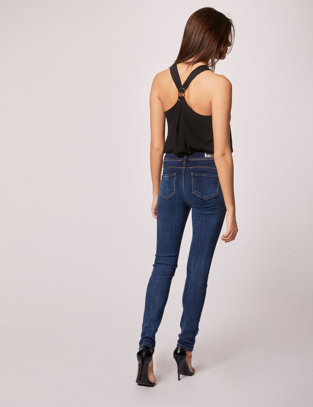 Jeans slim taille standard à  poches
