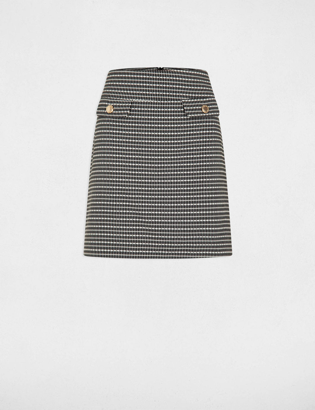 Jupe courte imprimé jacquard